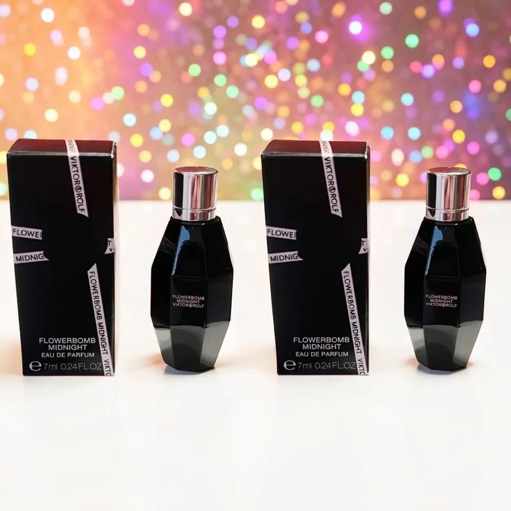 LOT OF 2 VIKTOR & ROLF FLOWERBOMB MIDNIGHT EDP 0.24oz/ 7ml Brand New In Box
